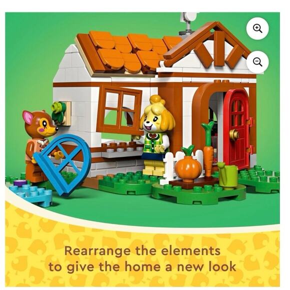 LEGO Animal Crossing Isabelle’s House Visit w/ Fauna Figures 77049 - Picture 5 of 6